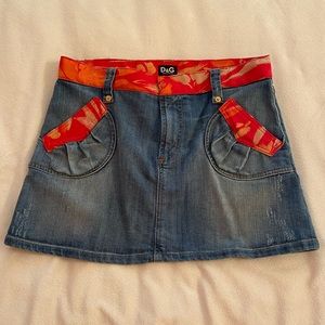 Dolce and Gabbana Jean Skirt